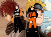 Naruto e Gaara sfondo